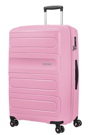 American Tourister Sunside Stor Utvidbar Koffert 77 cm/ 118 Liter Pink Gelato