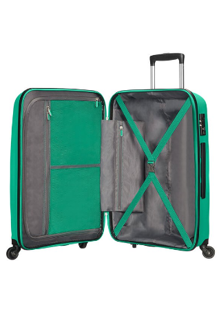 American Tourister. Bon Air, hard 66 cm medium koffert Grønn