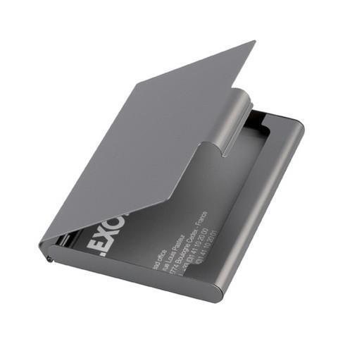 Lexon Aluminium kortholder/ lommebok Gun Metal