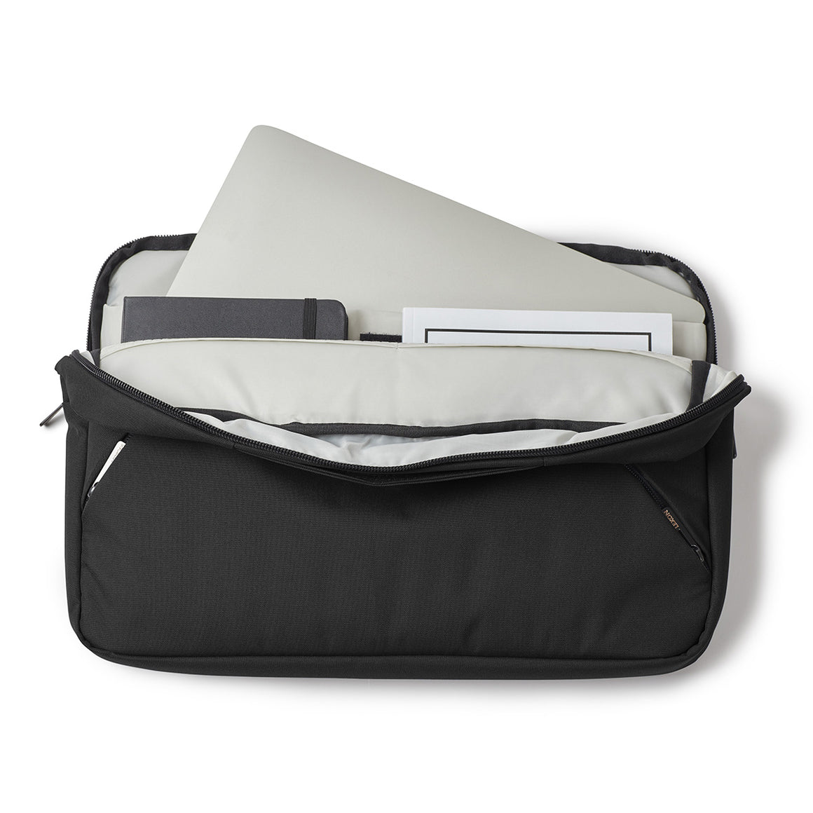 LEXON Premium + LN 2701  SLIM Laptop bag 13"  Sort
